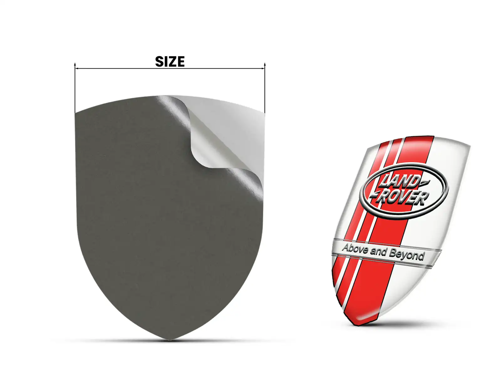 Land Rover Adesivi Vinile su Misura Auto Durevoli Standard Top
